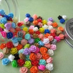 Mini Roses In A Glass Jar ..
