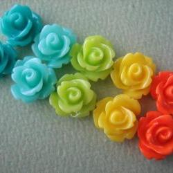 10pcs - Mini Rose Flower C..