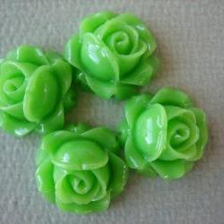 4pcs - Cabbage Rose Flower..