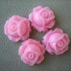 4pcs - Cabbage Rose Flower..